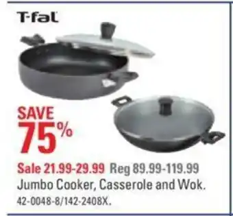 Canadian Tire Jumbo cooker, casserole and wok offer
