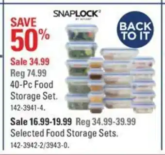 Canadian Tire 40-Pc food storage set offer