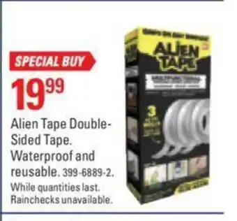 Canadian Tire Alien taoe double-sided tape offer