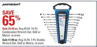 Canadian Tire 14-Pc combination wrench set offer