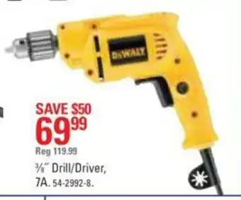 Canadian Tire Drill/driver 7A offer