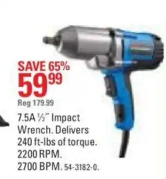 Canadian Tire Impact wrench delivers offer