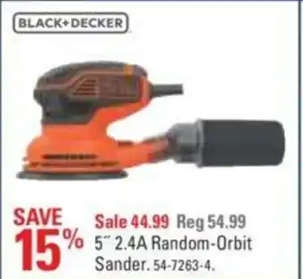 Canadian Tire Random-orbit sander offer