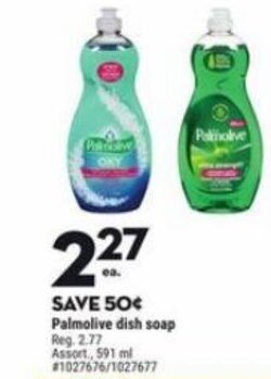 Giant Tiger Palmolive dish soap offer
