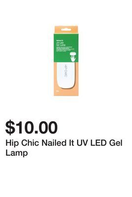 TSC Stores Hip chic nailed it uv led gel lamp offer