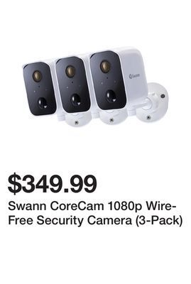 TSC Stores Swann corecam 1080p wire-free security camera (3-pack) offer