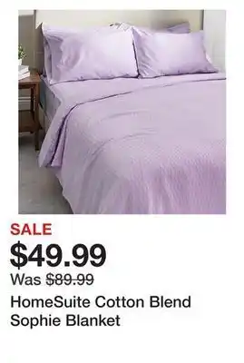 TSC Stores Homesuite cotton blend sophie blanket offer