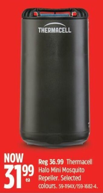 Canadian Tire Thermacell Halo Mini Mosquito Repeller. offer