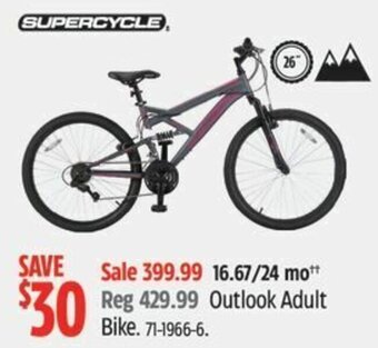 Canadian Tire Outlook Adult Bike. offer