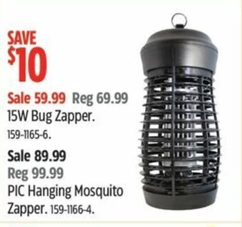 Canadian Tire 15W Bug Zapper offer