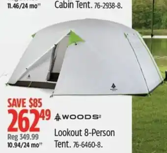 Canadian Tire Lookout 8-Person Tent. offer