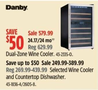 Canadian Tire Dual-Zone Wine Cooler offer