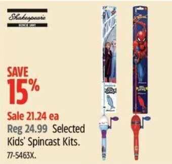 Canadian Tire Selected Kids' Spincast Kits. offer