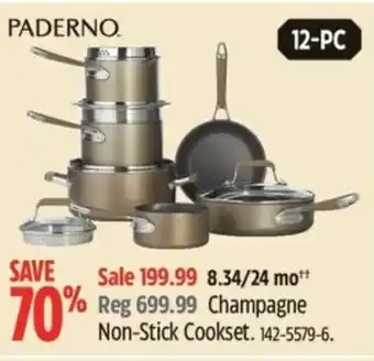 Canadian Tire Champagne Non-Stick Cookset offer