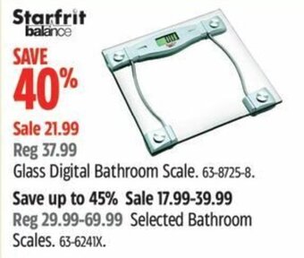 Canadian Tire Glass Digital Bathroom Scale offer