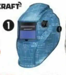 Canadian Tire BluePrint-Style Auto-Dark Welding Helmet, Variable Shade offer