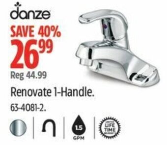 Canadian Tire Renovate 1-Handle offer