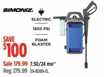 Canadian Tire SIMONIZ FOAM BLASTER offer