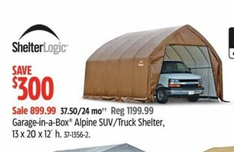 Canadian Tire Garage-in-a-Box Alpine SUV/Truck Shelter, 13 x 20 x 12 h. offer