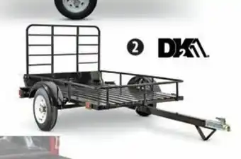 Canadian Tire Mighty Open-Rail Multi-Utility Trailer, 4 x 6". Up to 1295-lb load capacity. offer