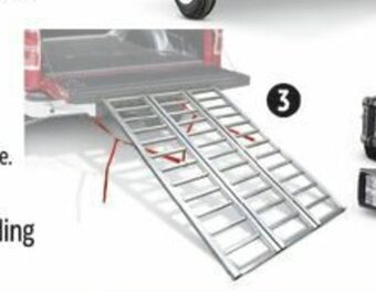 Canadian Tire Aluminum Tri-Panel Loading Ramp, 50 x 77" offer