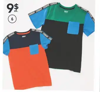Giant Tiger T-shirt aux couleurs contrastantes pour garçons, offer