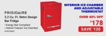 Visions Electronics FRIGIDAIRE 3.2 Cu.Ft. Retro Design Bar Fridge offer