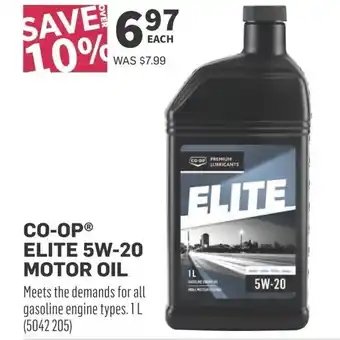 Co-op CO-OPⓇ ELITE 5W-20 MOTOR OIL offer