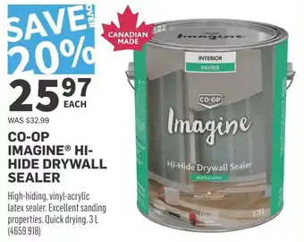 Co-op CO-OP IMAGINEⓇ HI-HIDE DRYWALL SEALER offer