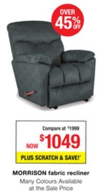 La Z Boy Morrison fabric recliner offer