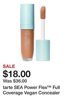 Sephora Tarte sea power flex™ full coverage vegan concealer offer