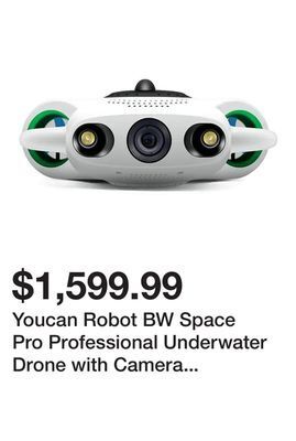 Newegg Youcan robot bw space pro professional underwater drone with camera app remote control rc submarine with 4k uhd image stabili offer