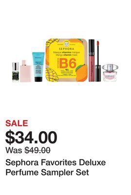 Sephora Sephora favorites deluxe perfume sampler set offer