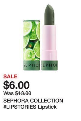 Sephora Sephora collection #lipstories lipstick offer