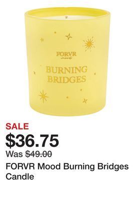 Sephora Forvr mood burning bridges candle offer