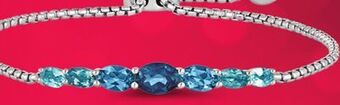 Charm Diamond Blue topaz s/s offer