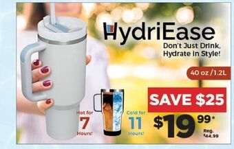 Showcase Hydriease: insulated cup with handle offer