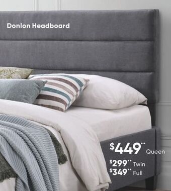 Sleep Country Donlon headboard offer