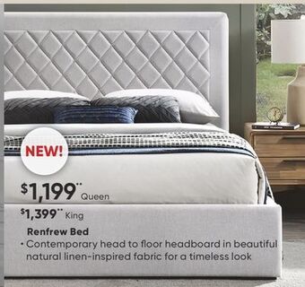 Sleep Country Renfrew bed offer