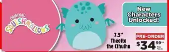 Showcase Squishmallows super soft plush toys | 7.5 theotto the cthulhu offer