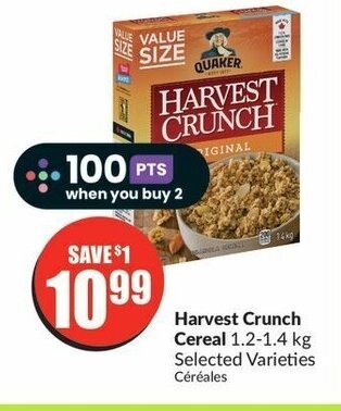 FreshCo Harvest Crunch Cereal 1.2-1.4 kg offer