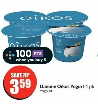 FreshCo Danone Oikos Yogurt offer