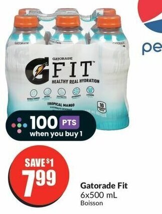 FreshCo Gatorade Fit 6x500 mL offer