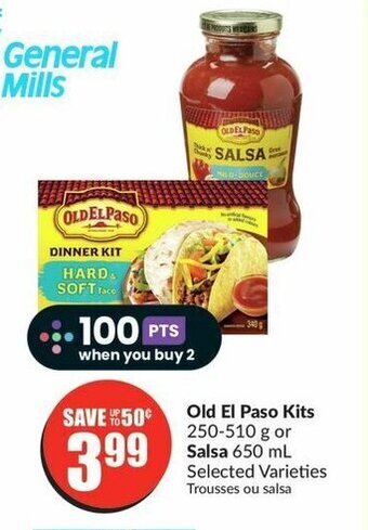 FreshCo Old El Paso Kits or Salsa offer