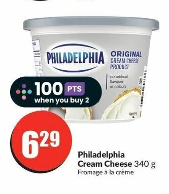 FreshCo Philadelphia Cream Cheese 340 g offer
