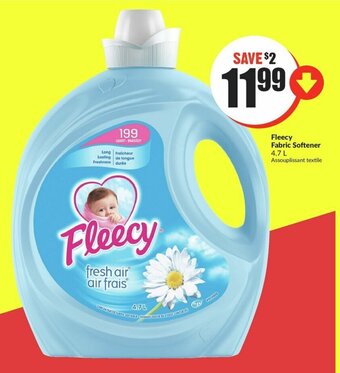 FreshCo Fleecy Fabric Softener 4.7 L offer