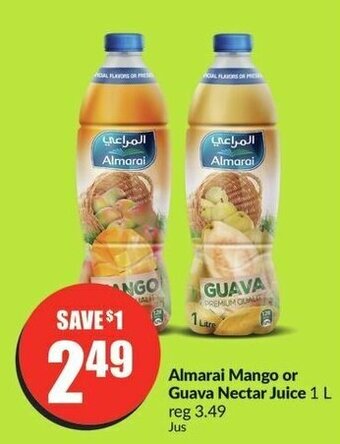 FreshCo Almarai Mango or Guava Nectar Juice 1 L offer