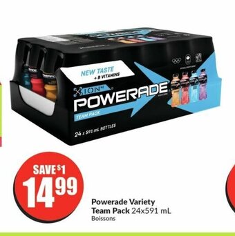 FreshCo Powerade Variety Team Pack 24x591 mL offer
