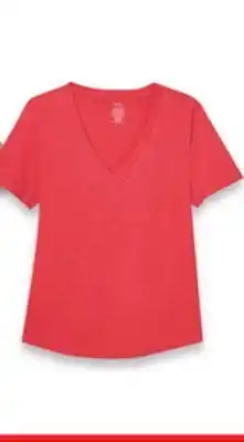 Walmart George v-neck slub tee offer