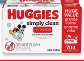 Walmart Huggies 10x or 11x wipes offer